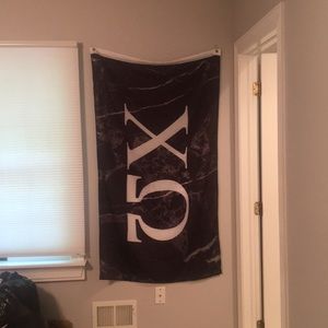 Black marble Chi Omega Flag